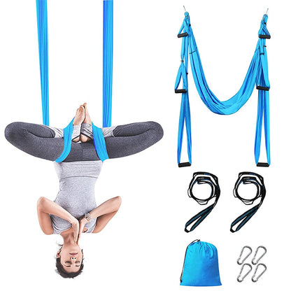 Anti-Gravity yoga hammock fabric Yoga Flying Swing Aerial Traction Device Yoga hammock set Equipment for Pilates body shaping