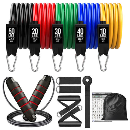 300LBS Fitness Resistance Bands Set Training Yoga Booty Bands Sports Workout Equipment for Home Gym Men Weights Bodybuilding