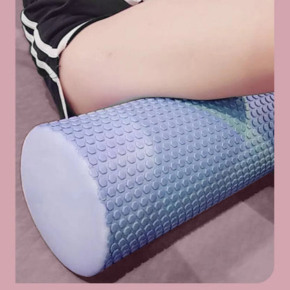 Yoga Roller Round EVA Foam Cylinder Hexagonal Roller for Pilates Exercise Enhanced Home Workouts Diameter 9.5cm Length 29.7cm