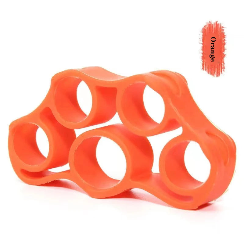 1PCS Silicone Finger Gripper Strengthener Trainer Elastic Hand Grip Strengthener Guitar Finger Exerciser Patient Hand Trainer