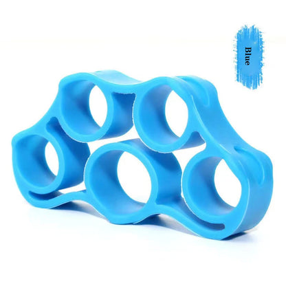 1PCS Silicone Finger Gripper Strengthener Trainer Elastic Hand Grip Strengthener Guitar Finger Exerciser Patient Hand Trainer