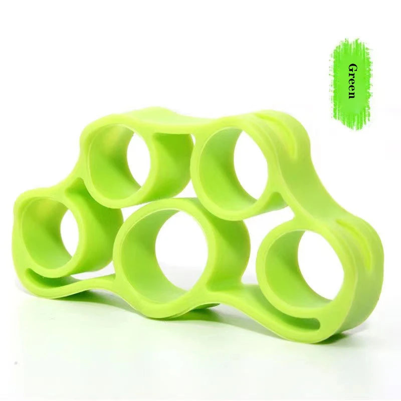 1PCS Silicone Finger Gripper Strengthener Trainer Elastic Hand Grip Strengthener Guitar Finger Exerciser Patient Hand Trainer