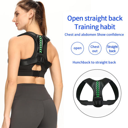 1PCS Adjustable Back Posture Corrector Belt Clavicle Spine Men Women Home Office Upper Back Waist Shoulder Posture Correction