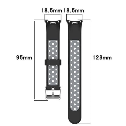 Two Color Strap For Xiaomi Mi Band 9 8 Breathable Sport Smart Watch Wrist Bracelet Band9 Band8 NFC WristBand Accessories