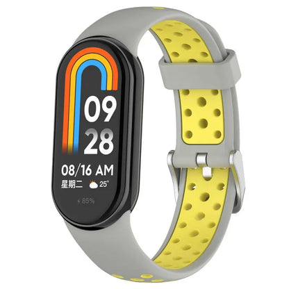 Two Color Strap For Xiaomi Mi Band 9 8 Breathable Sport Smart Watch Wrist Bracelet Band9 Band8 NFC WristBand Accessories