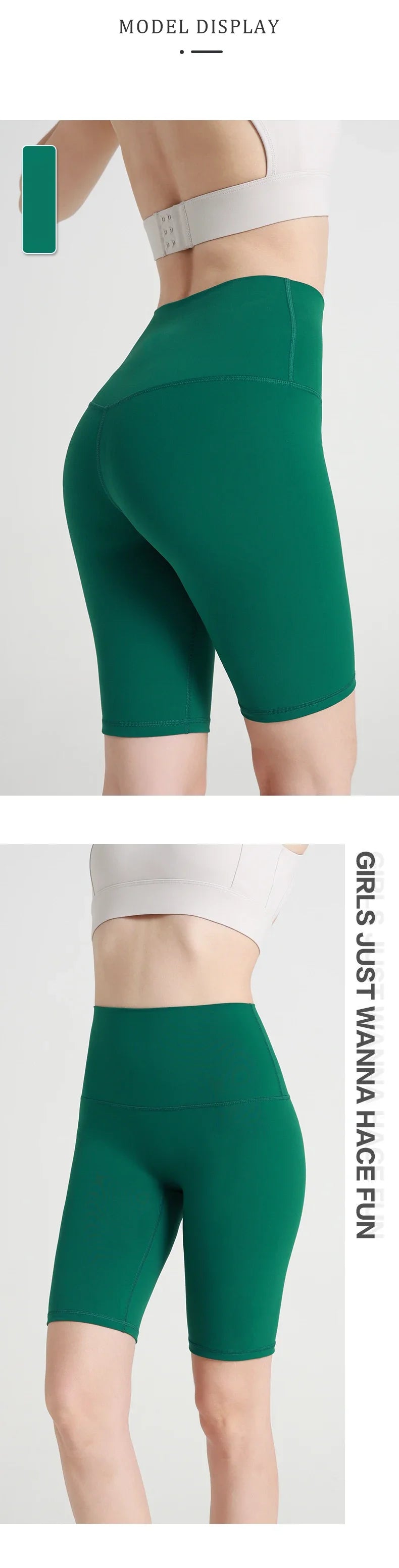 2024 High-Waisted Buttock Lifting Yoga Shorts Summer Seamless Yoga Legging Shorts Outer Wear Tight Cycling Athletic Gym Shorts