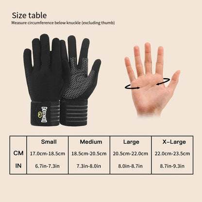 The New Full-finger Fitness Glove Sports Breathable Wristbands Wear-resistant Barbell Equipment Weightlifting Iron Sports Gloves