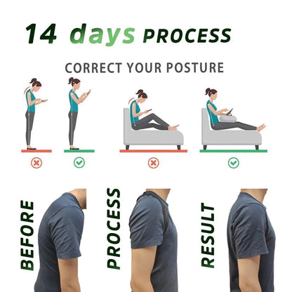 1PCS Adjustable Back Posture Corrector Belt Clavicle Spine Men Women Home Office Upper Back Waist Shoulder Posture Correction